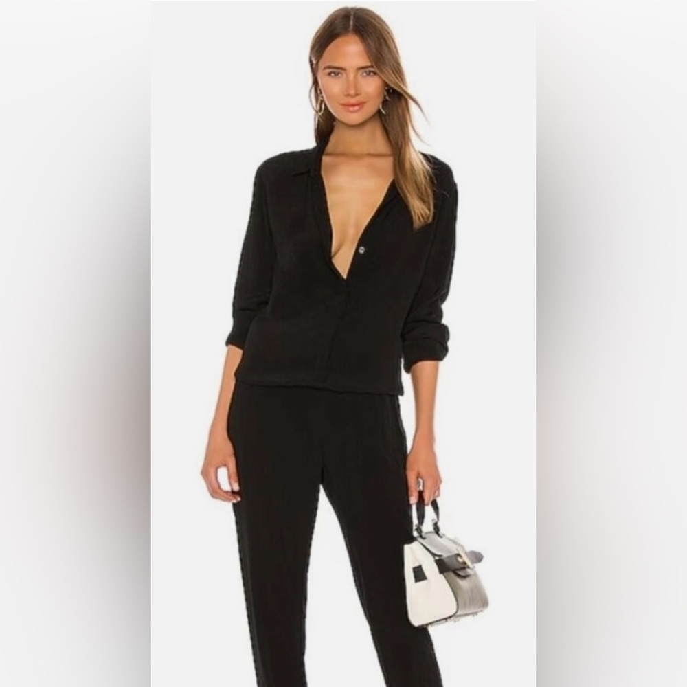 Monrow Black Jumpsuit